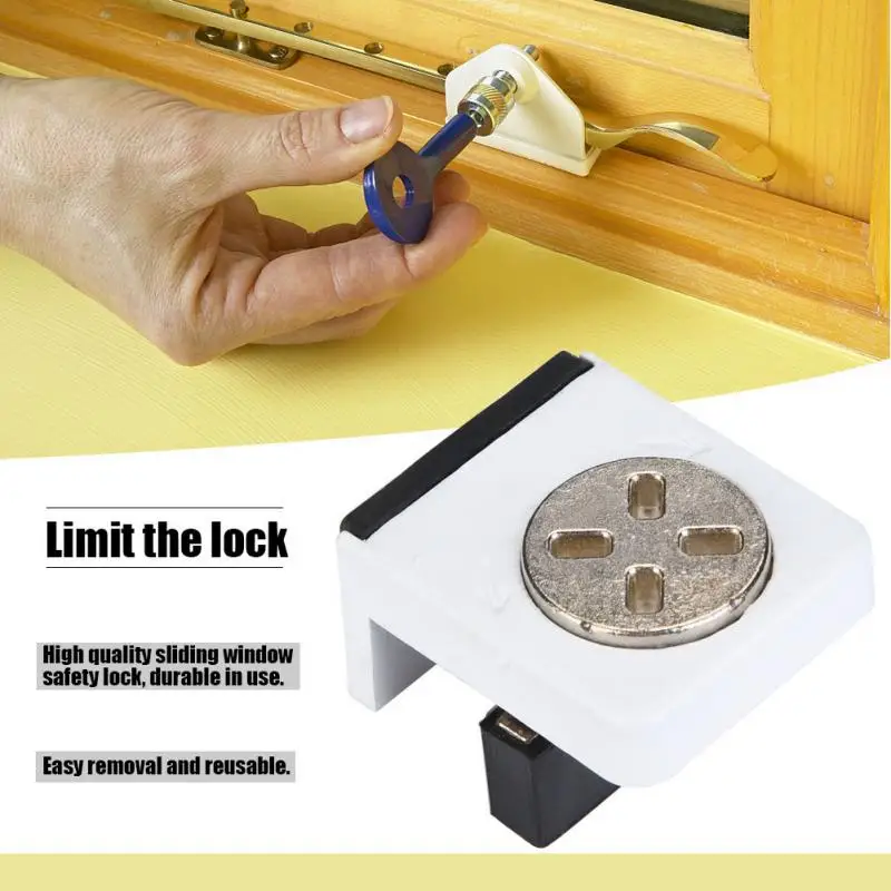 

Home Security Sliding Window Sash Lock Furniture Stopper lock Anti-theft locker Baby Child Window Safety Locks