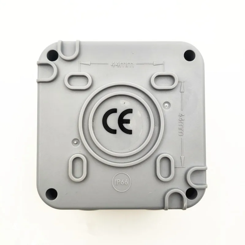 CE Сертификация IP66 уровень Водонепроницаемый защита от пыли Открытый внешние стены переключатель 2 Gang кнопочный выключатель света