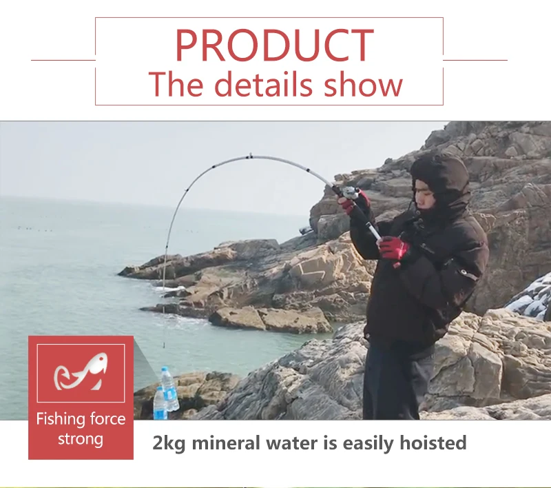 2018 New lure rod line weight6-12LB 2 tip spinning fishing rod M actions 3-21g lure weight Casting Lure Fishing Rod (13)