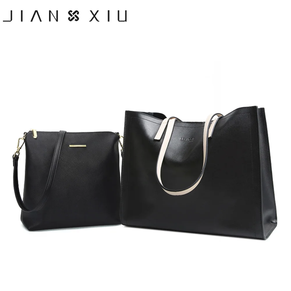 JIANXIU Brand Split Leather Bag Cross Texture Women Messenger Bags