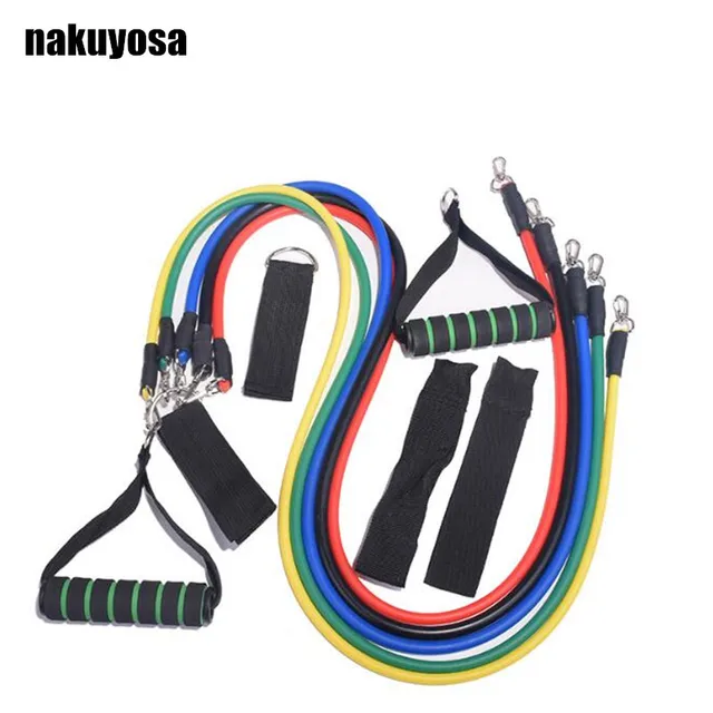 11 stks set pilates latex tubing expanders oefening tubes praktische11 stks set pilates latex tubing expanders oefening tubes praktische sterkte weerstand band sets crossfit