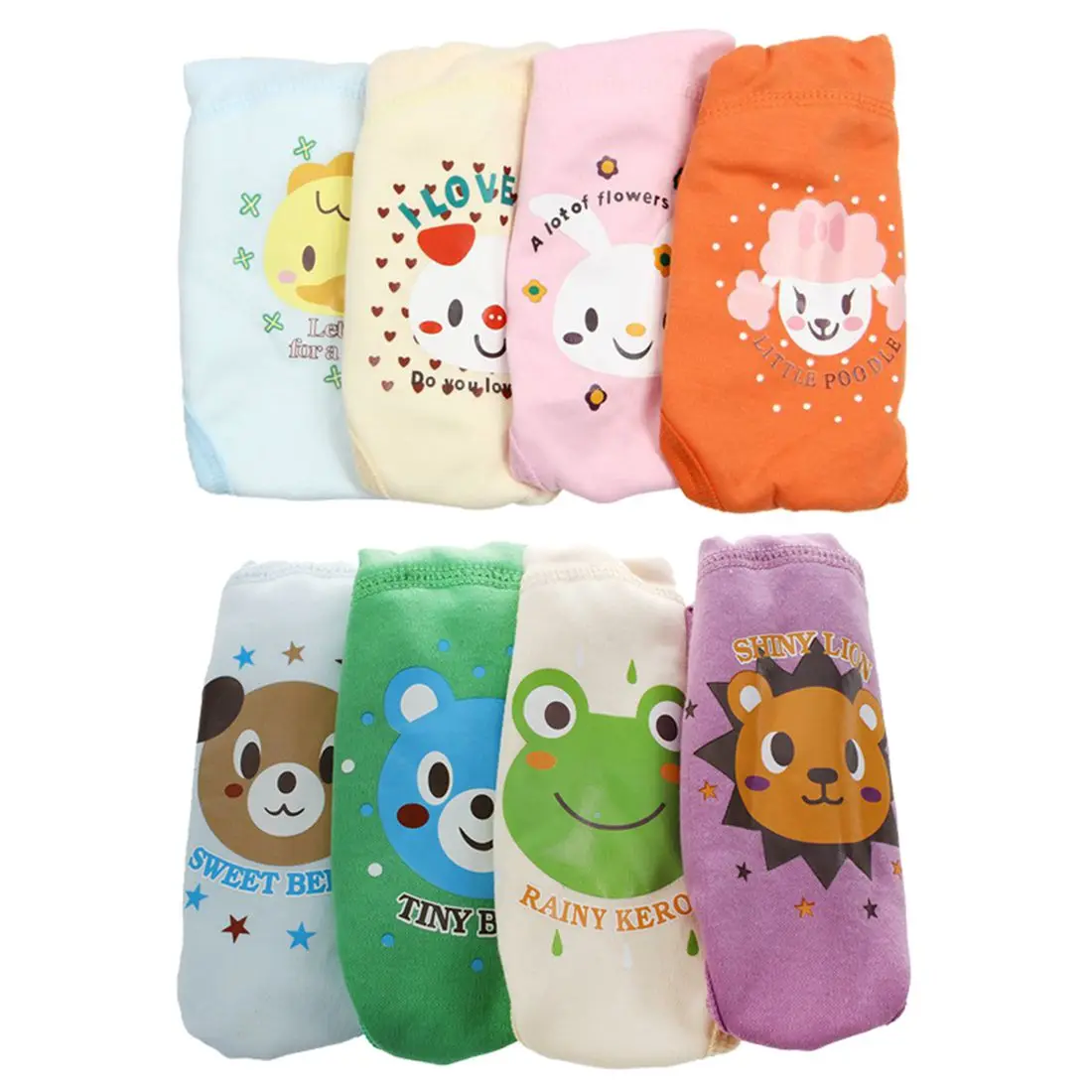 

HOT SALE 4 X Baby Toddler Girls Boys Cute 4 Layers Waterproof Potty Training Pants reusable 6-12m