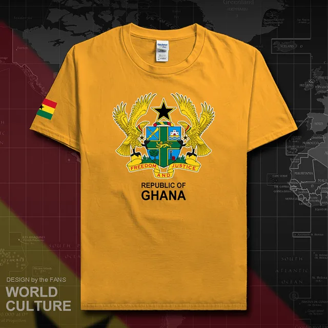 Republic of Ghana Ghanaian men t shirt fashion 2018 jerseys nation team