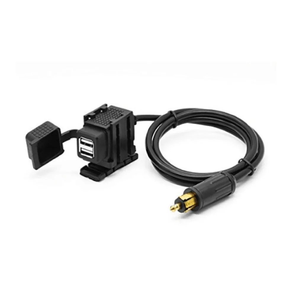 Dual USB Charge Adapter Motorcycle Mobile Phone Charge Socket Motorbike