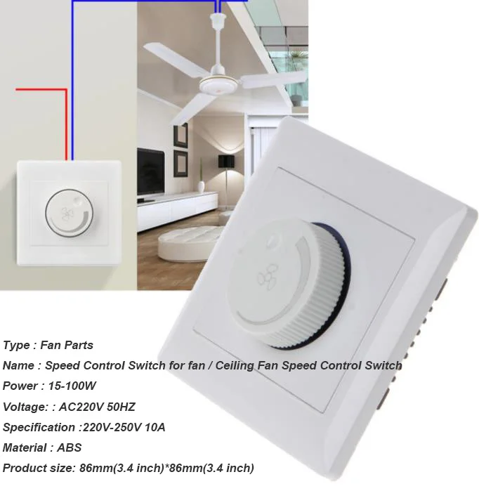 Celling fan speed switch