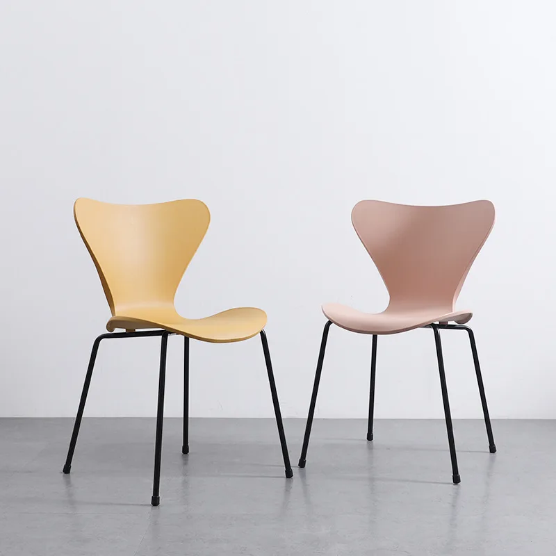 

Nordic INS Plastic Butterfly Chair Office Conference Simple Chair Home Furniture Restaurant Cafe Bedroom Study Computer Chair