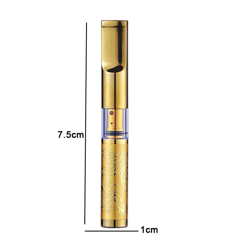 Ручной мундштук 52/80 мм двойной держатель для сигарет Очищаемый многоразовый дымовой фильтр для уменьшения смоляной трубы аксессуары для курения