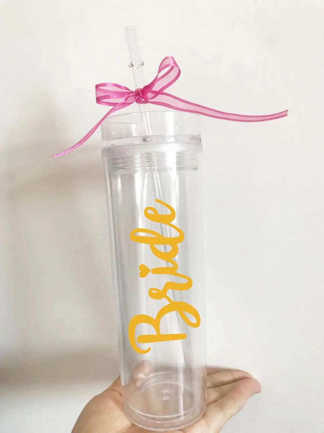 

Personalized Water Bottle Bridesmaid Cup, Wedding Party, Party Favors, Bridesmaid gift, Custom Water Cup,Singles Party Water Cup