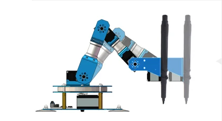 Промышленный робот Серводвигатель DrawArm письмо Рисование письмо приложение Bluetooth пульт дистанционного управления RC части робот