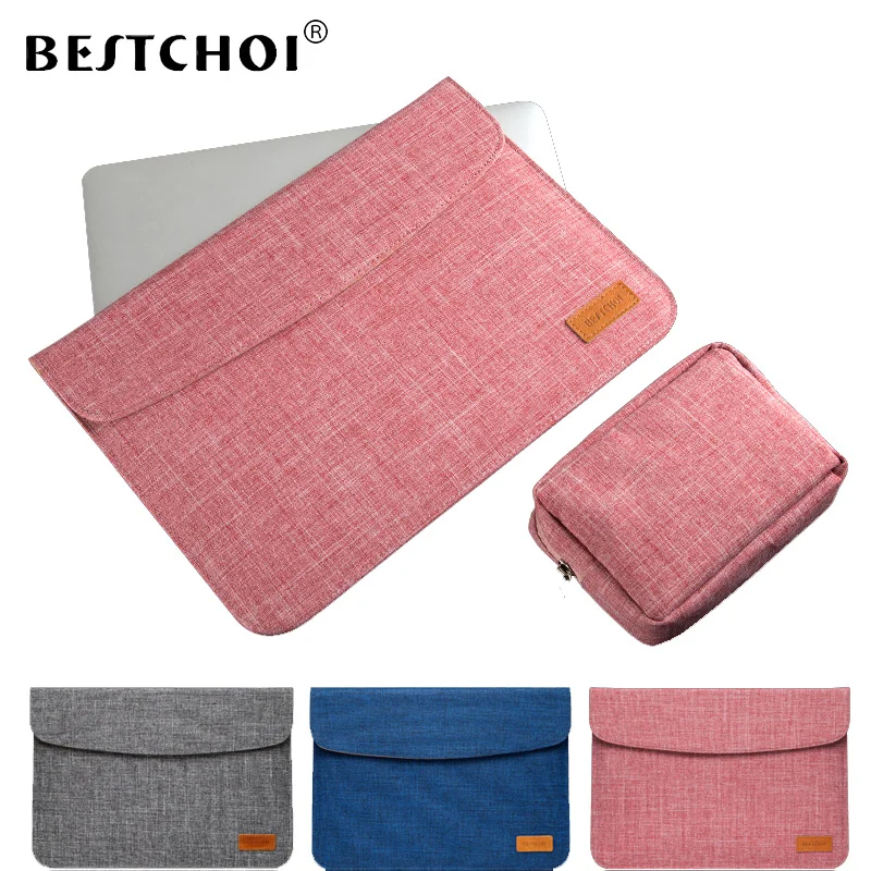 BESTCHOI Jeans Laptop Sleeve Bag for Macbook Air Notebook Pro 13 Case