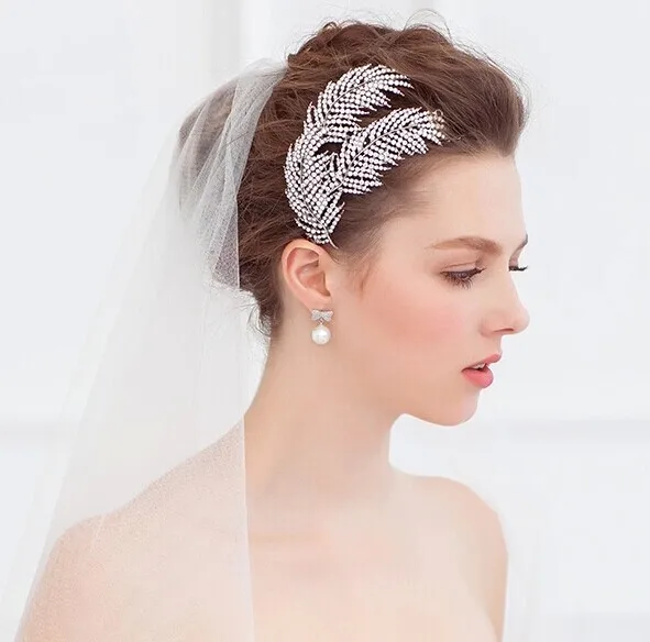 Luxury bridal hair jewelry crown wedding hair jewelry Diademe wedding