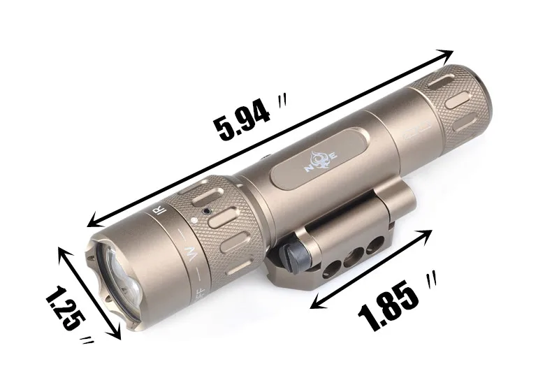 Страйкбольные тактические световые софтаиры ночного развития WMX200 ротационное складное крепление версия arme фонарь для ружья NE08036
