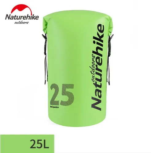 Naturehike Waterproof Backpack Combo Dry Wet Bag Beach Sea Water Boating Drifting River Trekking Dry Bags Swimming Bag 10/15/25L - Цвет: Green 25L