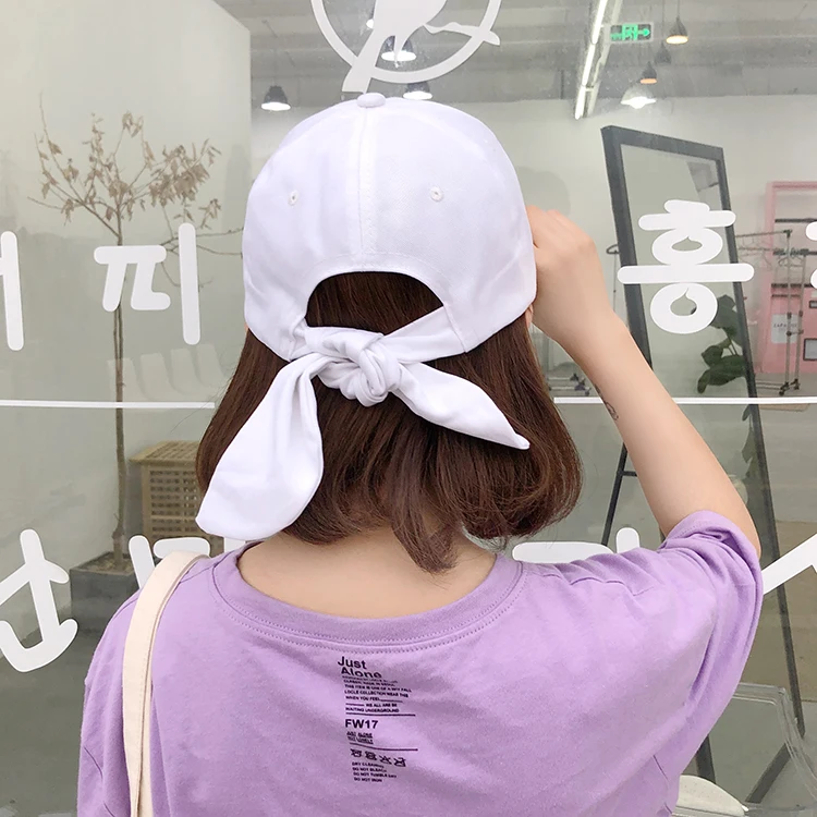 

Casquette Femme Korean Ulzzang Harajuku Solid Womens Sweet Bow Baseball Caps Casual Adjustable Hip Hop Cap Female Sun Hats Girls