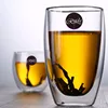 Brand 5 Size Lead-free Double Wall Handmade Glass Heat Resistant Tea Coffee Drink Cup Insulated Clear Glass Drinkware ► Photo 2/6