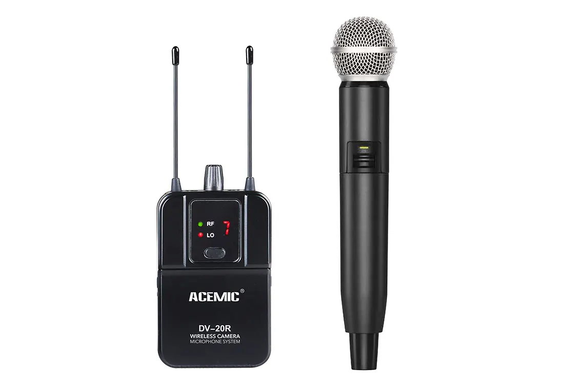 

Wireless DV Camera system 600-937 MHz 40 selectable channels Digital wireless audio transmission