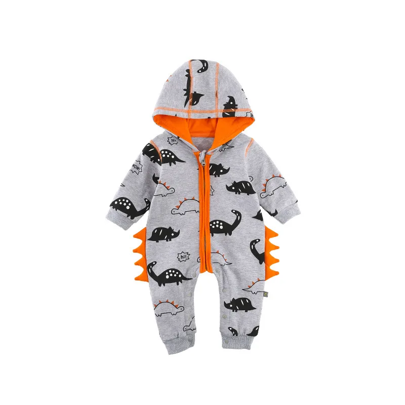 

2018 Autumn Baby Romper Long Sleeve Dinosaur Shape Newborn Clothes