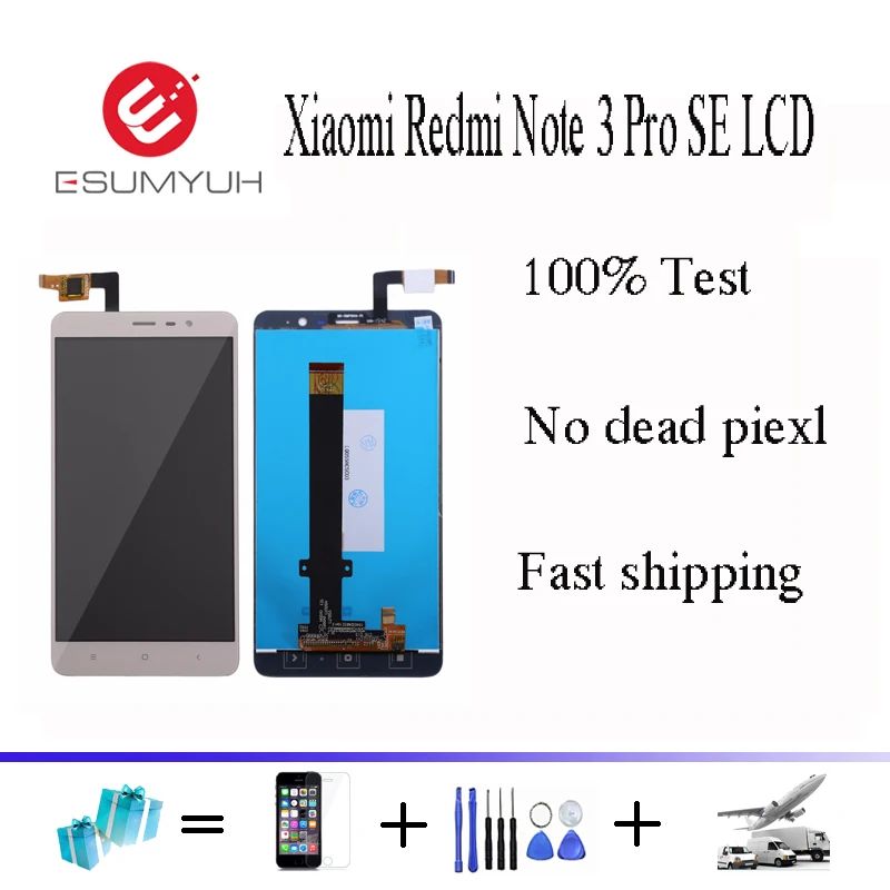 

2017 New For Xiaomi Redmi Note 3LCD Display Touch Screen Replacement For Xiaomi Redmi Note 3 Prime Pro Phone Parts FreeTools