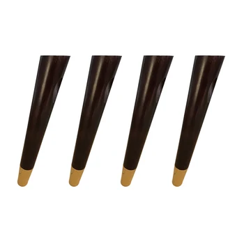 

5x30x2.5CM Simple Style Rubber Wood Legs Diagonal Side Bracing Furniture Feet Table Cabinet Legs with Counterbore