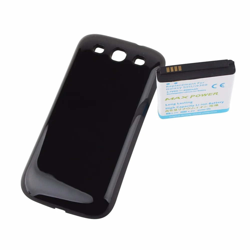 Для Galaxy S3 i9300 4500mAh расширенная батарея+ задняя крышка для samsung Galaxy S3 III S 3 i9300 i9300i аккумуляторная батарея для телефона