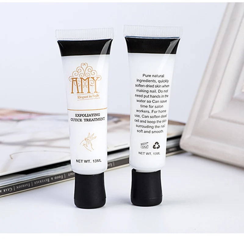 Bluezoo 1 Bottole Cuticle Oil Nail Art Softener Exfoliant Cream Dead Skin For Cuticle Remover Exfoliator Oil Nail Care Nail Tool