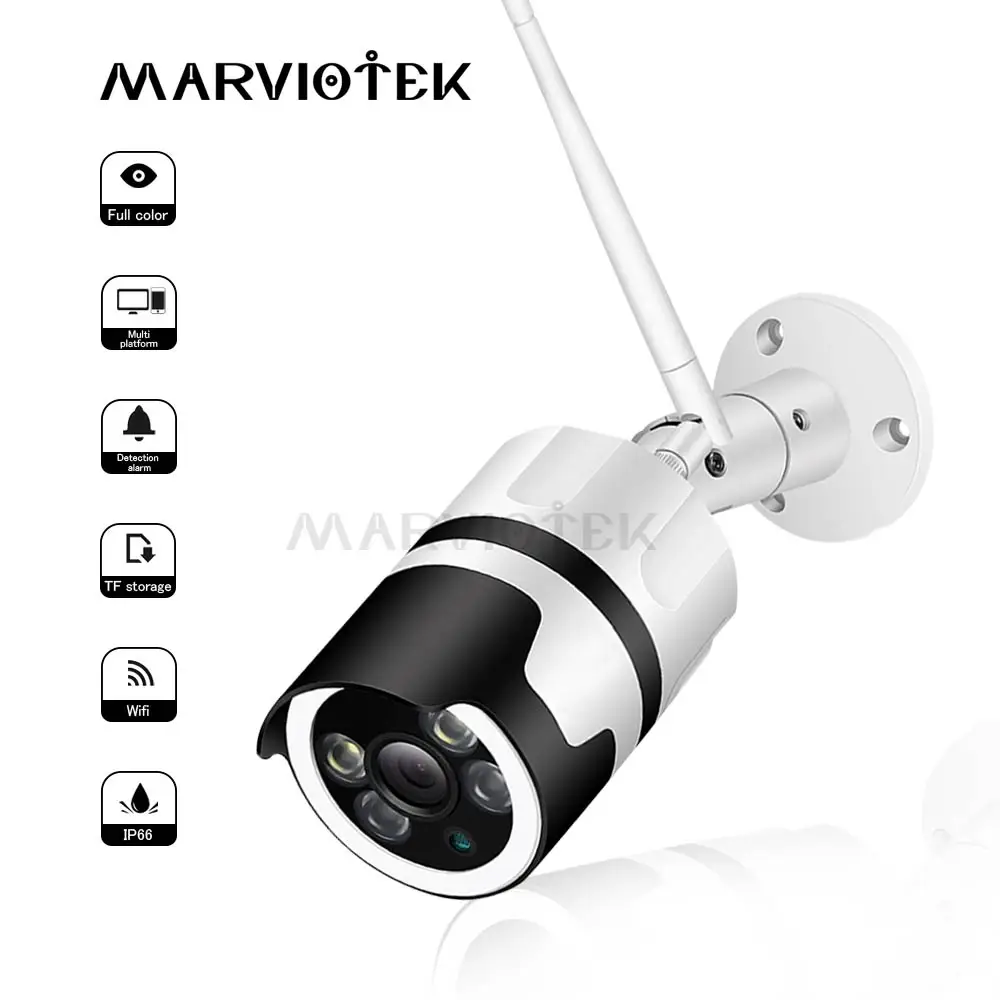 

720P Wireless IP Camera Wifi CCTV Camera 1080P Video Surveillance Bullet Camera Outdoor Waterproof Night Vision Mini Cameras HD