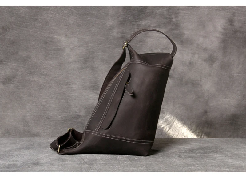 AETOO, персональная мужская кожаная сумка на одно плечо Mad Horse, кожаная косая сумка через плечо, ручная работа, оригинальная сумка из воловьей кожи