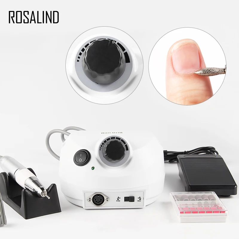 

ROSALIND Electric Manicure Drill New Arrival EU Plug Nail Design Nail Art Nails Accessories Drill Equipment Nail File