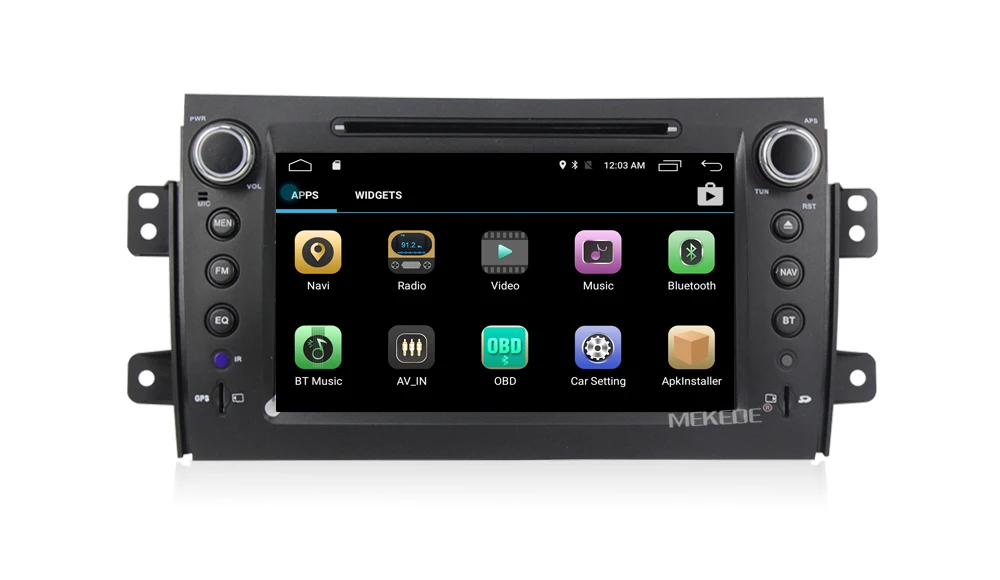 Cheap MEKEDE 2G RAM 2 DIN Android 7.1 For Suzuki SX4 2006-2013 Quad Core 8" 1024*600 Bluetooth Car DVD Radio Player GPS Navigation 8