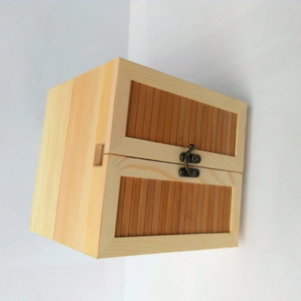 17,5x15,5x20,5 см коробка для хранения из натурального массива дерева может использоваться в качестве ювелирных изделий, швейной коробки, инструментов diy, пользовательского логотипа, стиля customizatio