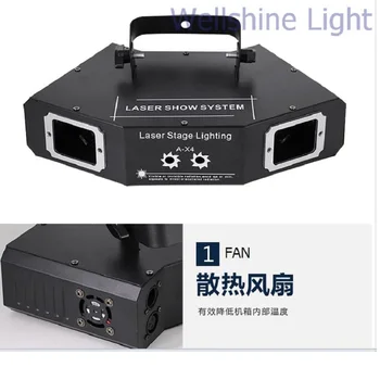 

2 heads RGB laser light for Christmas wedding show