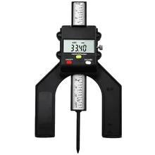 Цифровой глубина протектора цифровой ЖК-дисплей метр постоянное магнитное глубиномера Автоматическое Открытие 80 мм ручной Маршрутизаторы 0,1 мм Профессиональный
