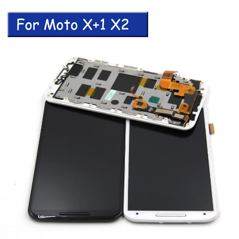 Для Motorola Moto X2 XT1092 XT1095 XT1097 ЖК-дисплей сенсорный экран дигитайзер детали в сборе +