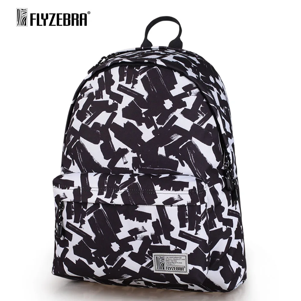 

FLYZEBRA Women Waterproof Brand Backpack Men Travel Bags for Women 2018 Computer Bag Travel Backpacks for Boys Girls Schoolbag