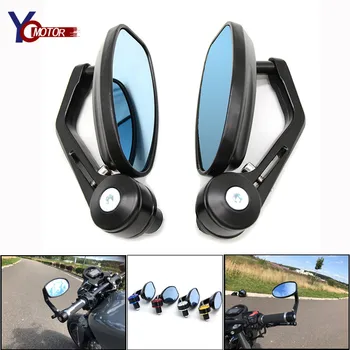 

Motorcycle Mirror 22mm Handle BarEnd Rearview Mirrors FOR KAWASAKI Z900 Z650 Ninja 300 EX300 Z300 DUCATI M1100S GT1000 MTS1100