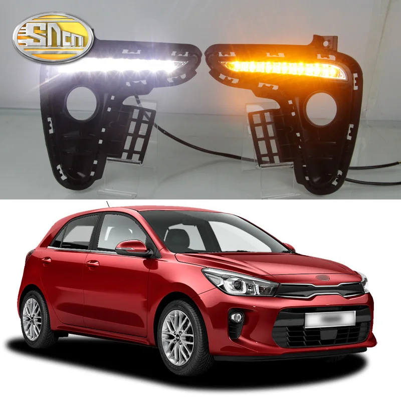 For KIA K2 RIO 2017 2018 Daytime Running Lights Turn Signal and dimming