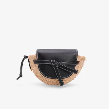 

Lafite grass cover straw bag shoulder girl woven bag beach handbag