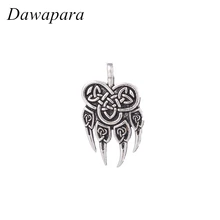 Dooding urso pata eslava pingentes clássico colares acessórios masculino & feminino amuleto viking jóias diy encantos
