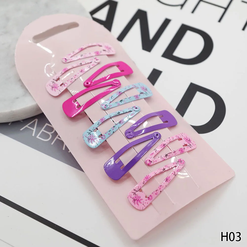 

5 Pairs/set Girl Colorful Metal Lovely Mini Hairpin Hairclips Cute Mini Children Hairpins Headdress Clips Small Hair Accessories