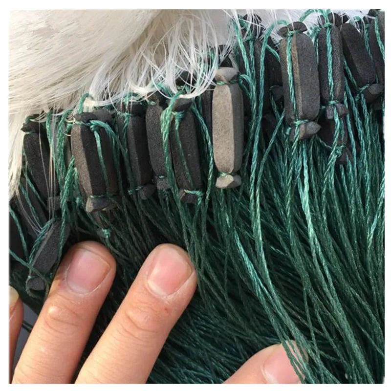 0.2mm line H2m*L95m 3layer 5cm mesh gill net fishing network rede de pesca sink fishing net china outdoor fishing tool nylon net