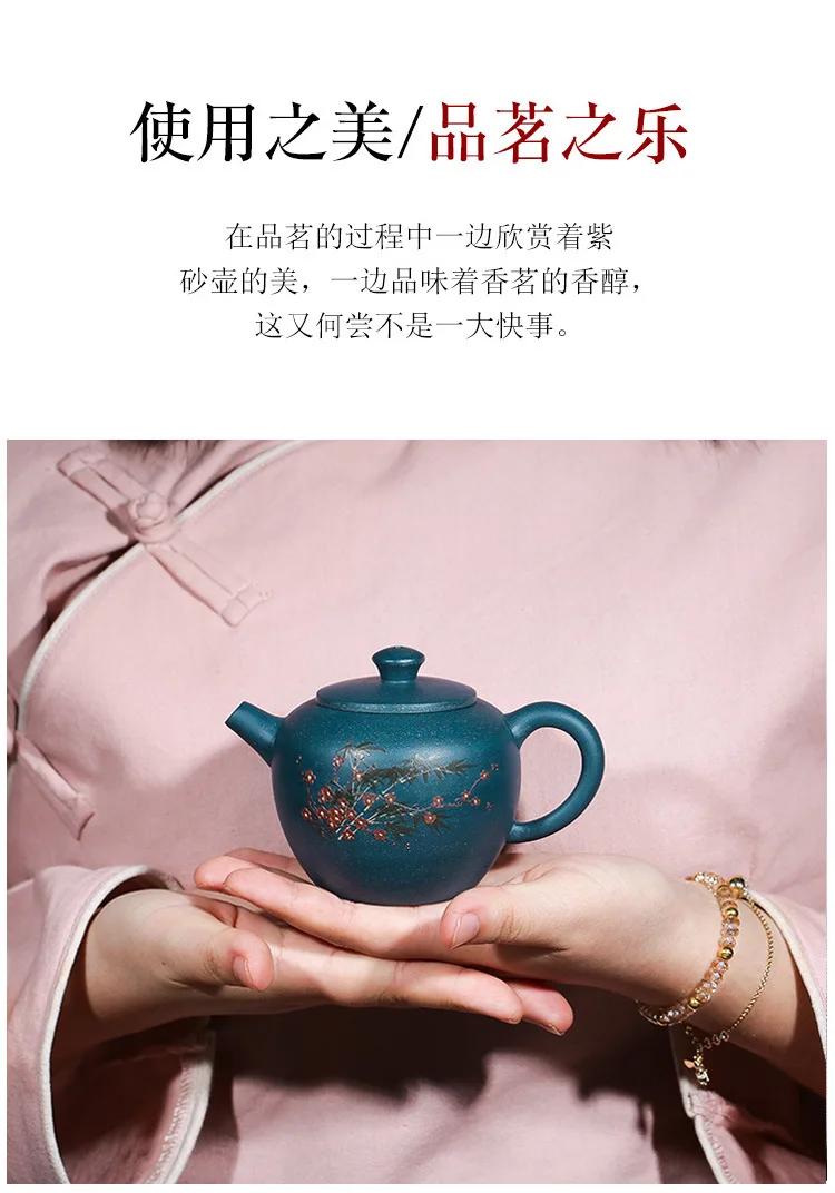 Yixing Китай фиолетовый Caly чайник подлинный мастер ручной работы чайный набор пуэр чайный набор кунг-фу китайского чая улун подарок