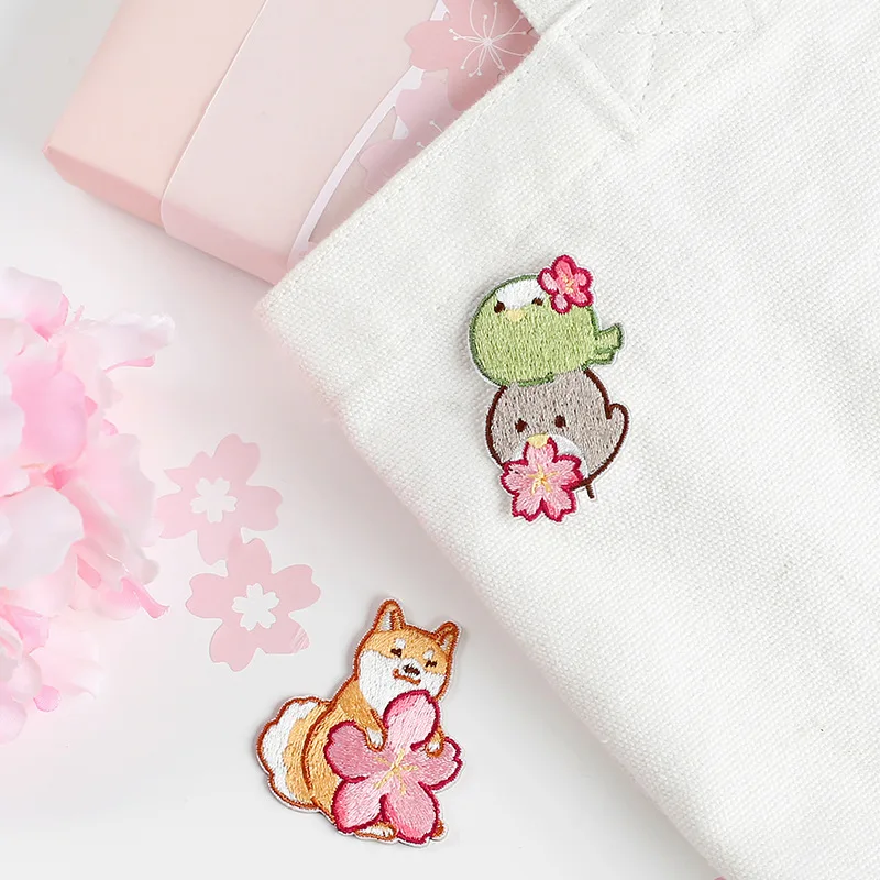 

Japan Fashion Flowers And Animal Cute Cloth Sticky Sticker DIY Daily Deocration Gift
