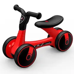 Детский балансировочный автомобильный скутер, ходунки для детей 1-3 лет, беспедальный, четырехколесный, беговая дорожка для детей, Игрушки