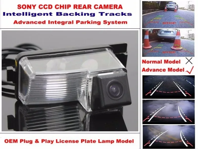 Car Intelligent Parking Tracks Camera  For Nissan Livina 2006~2014 HD Back up Reverse Camera  Rear View Camera (3)