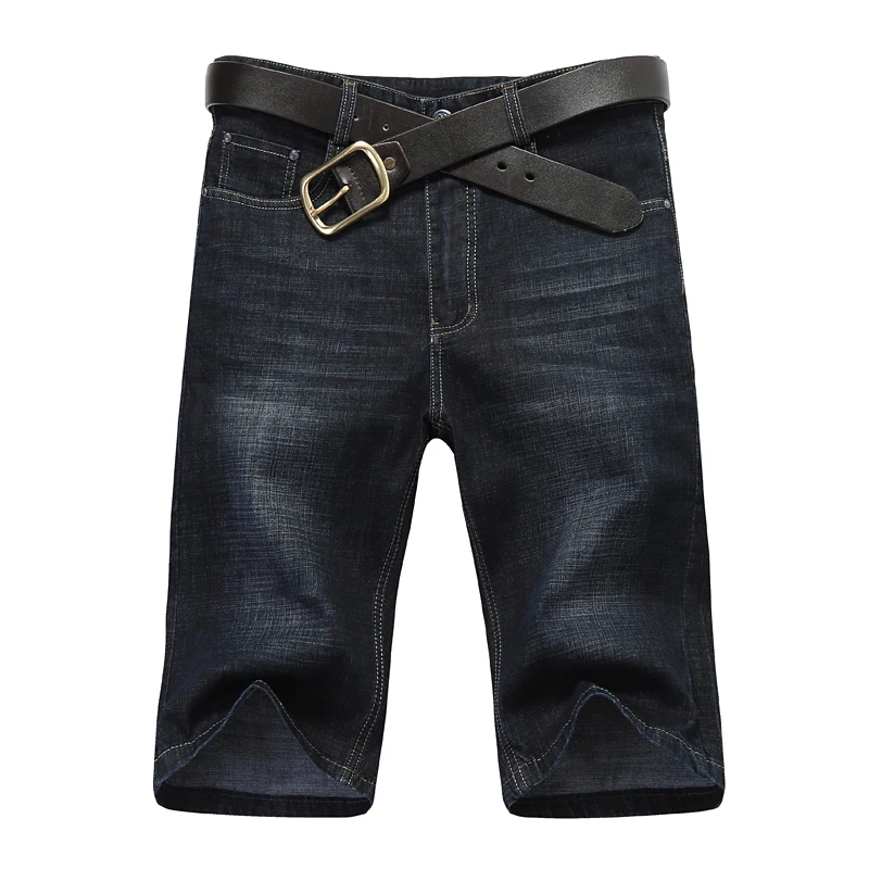 Classic Denim Shorts Men 2019 New Fashion Business Elasticity Slim Fit Casual Short Jeans Blue Black Male Brand Classic Denim Shorts Men 2019 New Fashion Business Elasticity Slim Fit Casual Short Jeans Blue Black Male Brand