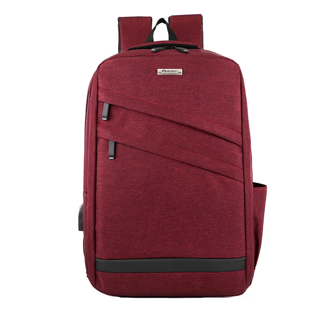 

Men's Backpacks 2019 New Simple Business Large Capacity Backpack Computer Laptop Bag Male Casual Travel School Bags #Zer