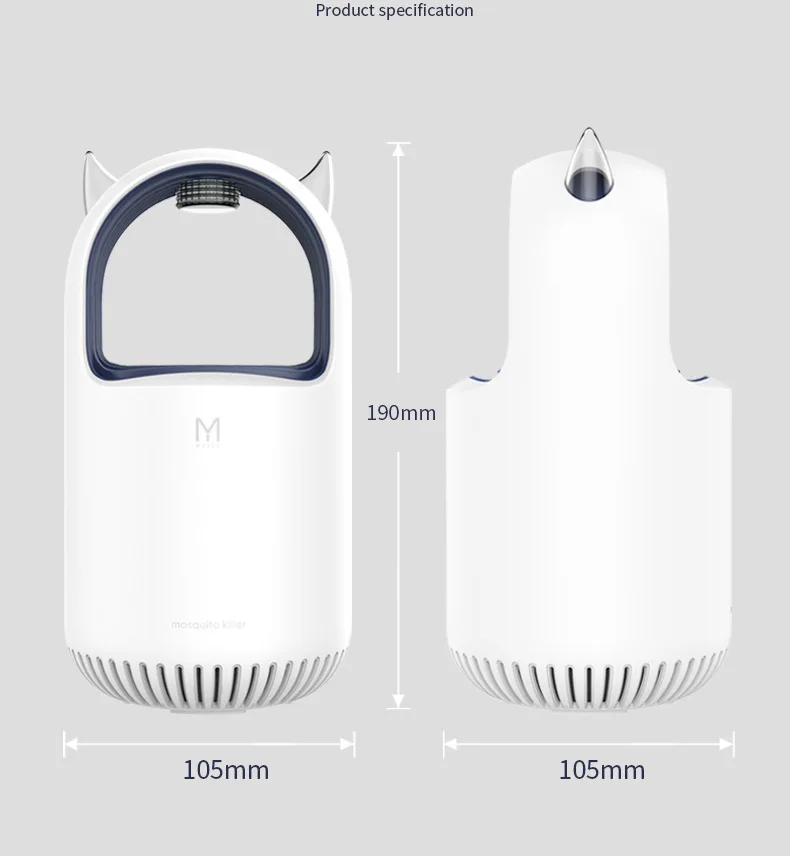 Mosquito killer USB Электрический комаров killer лампа Фотокатализ немой домашний светодиодный жучок ловушка для насекомых Zapper ловушка без излучения