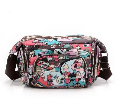 Anawisare, холщовые сумки через плечо, женские сумки-мессенджеры, с цветочным принтом, маленькая сумка на плечо, летние пляжные сумки, водонепроницаемые сумки - Цвет: Crossbody Bags 27