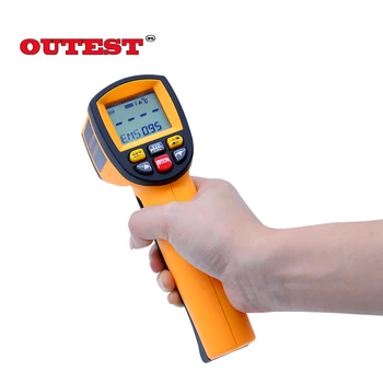 

100% Original BENETECH Non-contact ir Laser infrared thermometer 200 to 1650degree (392~3002F) GM1650 gun infrared thermometer