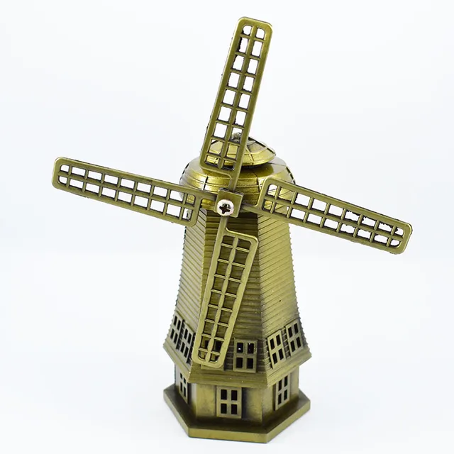 12 5 cm de Altura Bronze Cor Netherland Famosos Artesanato Holand u00eas Moinho de Vento Moinho De Adesivo Moveis Mdf ~ 12 5 cm de Altura Bronze Cor Netherland Famosos Artesanato Holand u00eas Moinho de Vento Moinho De